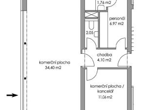 Pronájem kanceláře, Mladá Boleslav - Mladá Boleslav II, Máchova, 60 m2