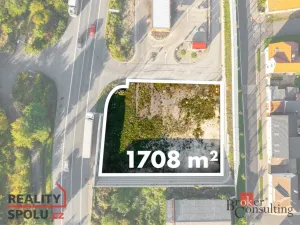 Pronájem komerčního pozemku, Mělník, 1708 m2