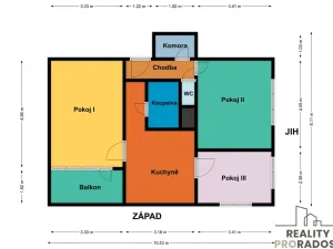 Prodej bytu 3+1, Jistebnice - Božejovice, 57 m2