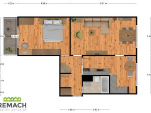 Pronájem bytu 2+1, Uherské Hradiště, Štěpnická, 63 m2