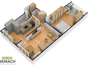 Pronájem bytu 2+1, Uherské Hradiště, Štěpnická, 63 m2