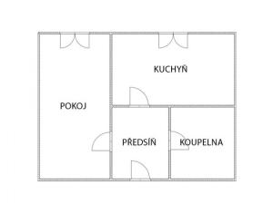 Prodej bytu 1+1, Ostrava - Výškovice, Srbská, 41 m2