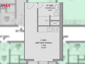 Prodej bytu 1+kk, Trmice, Nerudova, 20 m2
