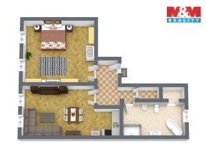 Prodej bytu 2+kk, Karlovy Vary, Svahová, 80 m2