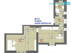 Prodej bytu 2+kk, Mariánské Lázně, Hlavní třída, 47 m2