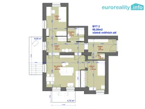Prodej bytu 3+kk, Mariánské Lázně, Hlavní třída, 69 m2