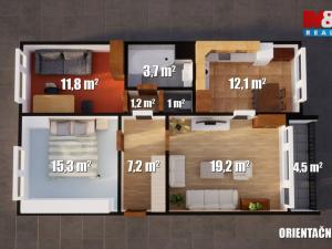 Prodej bytu 3+1, Česká Lípa, Na Jílech, 75 m2