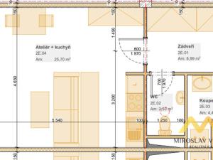 Pronájem bytu 1+kk, Smiřice, Cukrovarská, 40 m2