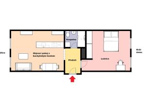 Pronájem bytu 2+kk, Praha - Vinohrady, Moravská, 52 m2