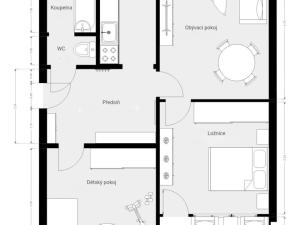 Pronájem bytu 3+1, Plzeň - Lobzy, Pod Vrchem, 62 m2