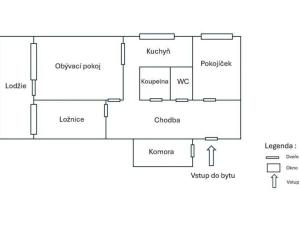 Prodej bytu 3+1, Pardubice, Brožíkova, 77 m2