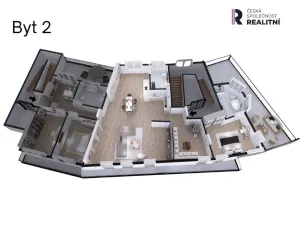 Prodej bytu 6+kk a větší, Kroměříž, náměstí Míru, 178 m2