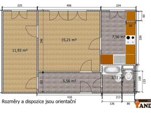 Prodej bytu 2+1, Havířov, Nákupní, 44 m2