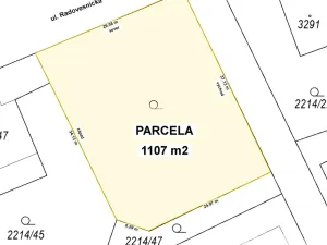 Prodej pozemku pro bydlení, Kolín, Radovesnická, 1107 m2