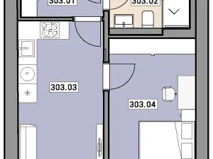 Prodej bytu 2+kk, Praha - Zbraslav, Elišky Přemyslovny, 35 m2