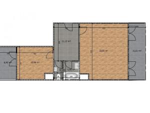 Prodej bytu 3+kk, Praha - Hlubočepy, Silurská, 81 m2
