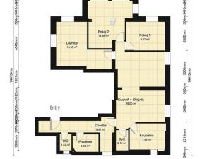 Prodej bytu 4+1, Trutnov, Lesní, 93 m2