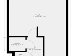Pronájem bytu 1+kk, Praha - Letňany, Třinecká, 39 m2