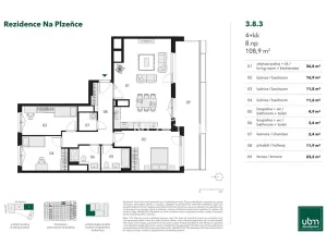 Prodej bytu 4+kk, Praha - Smíchov, Nádražní, 109 m2