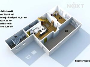 Prodej rodinného domu, Telnice, Palackého, 116 m2