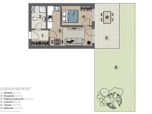 Prodej bytu 2+kk, Praha - Uhříněves, náměstí Bratří Jandusů, 33 m2