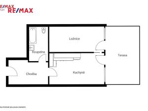 Pronájem bytu 2+kk, Slaný, Lázeňská, 46 m2