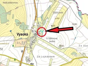 Prodej podílu zahrady, Vysoká, 1020 m2