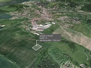 Prodej podílu pole, Ondřejov, 1771 m2