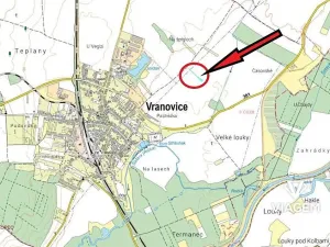 Prodej podílu pole, Vranovice, 360 m2