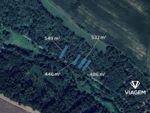 Prodej podílu lesa, Kováň, 335 m2