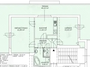 Prodej bytu 2+1, Praha - Dejvice, Mydlářka, 62 m2