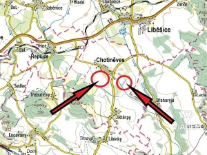 Prodej podílu pole, Chotiněves, 9679 m2