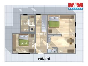 Prodej chalupy, Okřesaneč, 105 m2