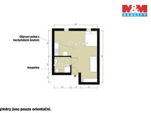 Pronájem bytu 1+kk, Sytno, 31 m2