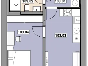 Prodej bytu 2+kk, Praha - Zbraslav, Elišky Přemyslovny, 35 m2