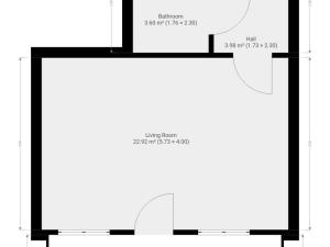 Pronájem bytu 1+kk, Praha - Kyje, Sicherova, 31 m2