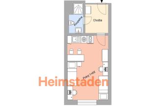 Pronájem bytu 1+kk, Plzeň - Jižní Předměstí, Magisterská, 27 m2