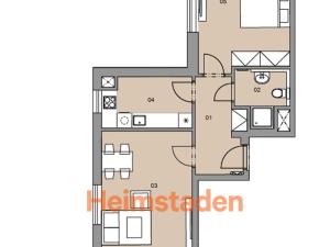 Pronájem bytu 2+1, Plzeň - Jižní Předměstí, Magisterská, 59 m2