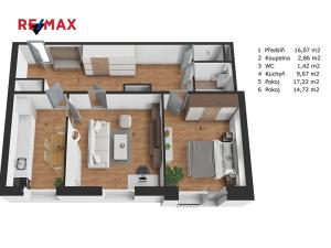 Prodej bytu 2+1, Praha - Michle, Pelhřimovská, 62 m2
