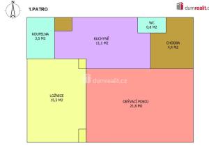Prodej bytu 2+1, Pardubice - Ohrazenice, Arbesova, 71 m2
