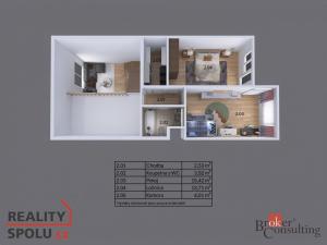 Prodej bytu 3+kk, Praha - Letňany, Kuželova, 92 m2