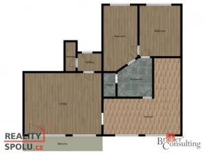 Prodej bytu 4+kk, Kladno - Kročehlavy, Litevská, 91 m2