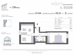 Prodej bytu 2+kk, Praha - Košíře, Musílkova, 42 m2