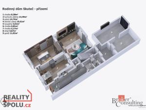 Prodej rodinného domu, Skuteč, Vilibalda Svobody, 75 m2