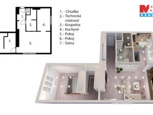 Prodej bytu 2+1, Moravany, 9. května, 57 m2