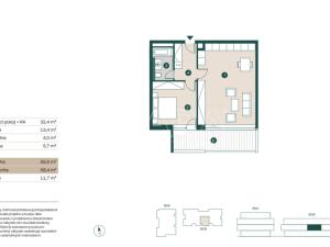 Pronájem bytu 2+kk, Praha - Troja, Pod Hrachovkou, 55 m2