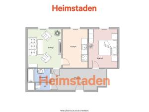 Pronájem bytu 2+1, Ostrava - Poruba, Čs. exilu, 55 m2