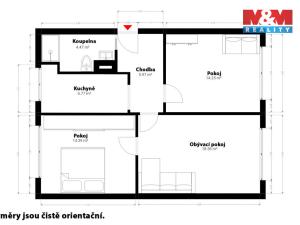 Prodej bytu 3+1, Klatovy - Klatovy III, Pod Hůrkou, 66 m2