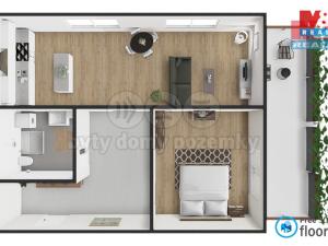 Prodej bytu 2+kk, Třebíč, Soukopova, 53 m2