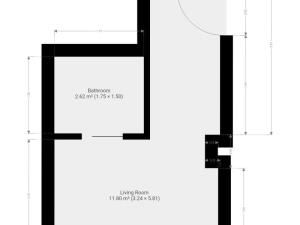 Pronájem bytu 1+kk, Praha - Hloubětín, Konzumní, 18 m2